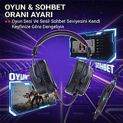 Fifine Ampligame H16 Mikrofonlu 7.1 Oyuncu Kulaklığı - 16