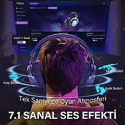Fifine Ampligame H16 Mikrofonlu 7.1 Oyuncu Kulaklığı - 19