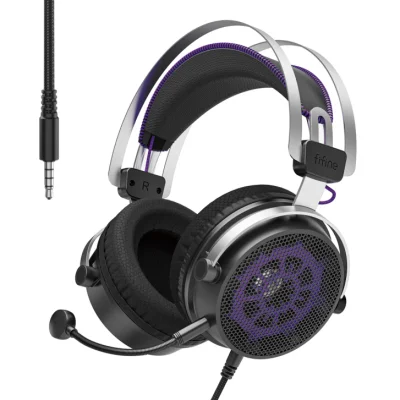 Fifine Ampligame H18 Mikrofonlu Oyuncu & Yayıncı Kulaklığı - 1