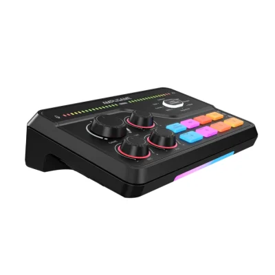 Fifine Ampligame SC8 USB Oyuncu Ses Mikseri - 5