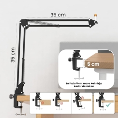 Fifine CS1 Masa Tipi Mikrofon Standı - Mikrofon Sehpası 35x35cm - 4