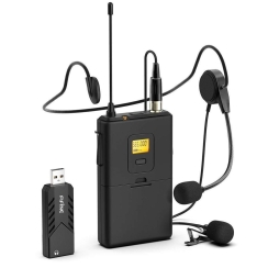 Fifine K031B Kablosuz USB Youtuber Yaka Mikrofonu - Fifine