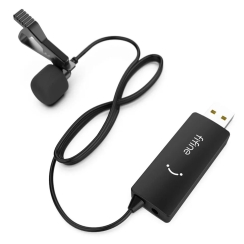 Fifine K063 USB Ses Kartlı Youtuber Bilgisayar Yaka Mikrofonu - Fifine