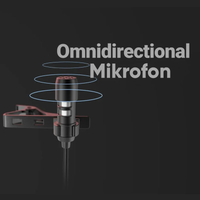 Fifine K063 USB Ses Kartlı Youtuber Bilgisayar Yaka Mikrofonu - 8