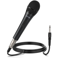 Fifine K6 Kablolu - Açma/Kapama Tuşlu - Profesyonel - Vokal - Karaoke Dinamik Mikrofon - Fifine