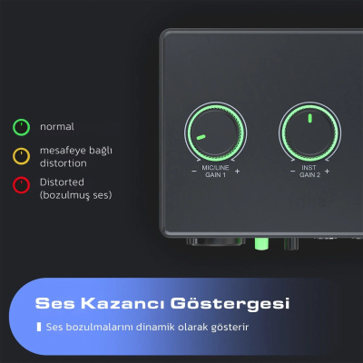 Fifine Ampli1 (SC1) USB Ses Kartı - 7