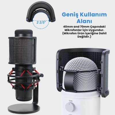 Fifine U1 Metal Pop Filtre - Pop Filter - 2