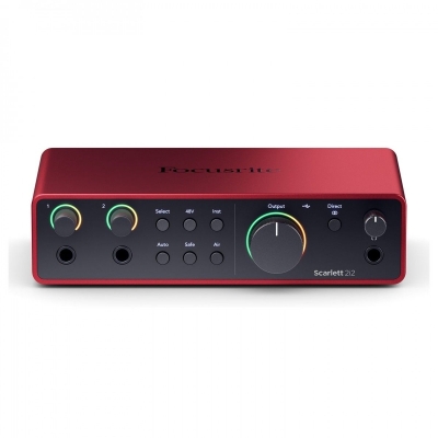 Focusrite Scarlett 2i2 Gen 4 USB Ses Kartı - 4