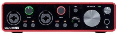 Focusrite Scarlett 2i2 Gen3 Ses Kartı - 1