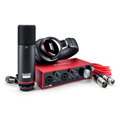Focusrite Scarlett 2i2 Studio Gen3 Stüdyo Kayıt Paketi - 1