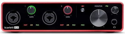 Focusrite Scarlett 4i4 Gen3 Ses Kartı - 1