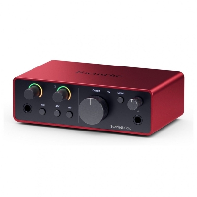 Focusrite Scarlett Solo Gen 4 USB Ses Kartı - 1