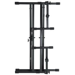 Gator Frameworks GFW-KEY-5100X | Black 2 Tier X Style Keyboard Stand - 2