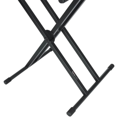 Gator Frameworks GFW-KEY-5100X | Black 2 Tier X Style Keyboard Stand - 4