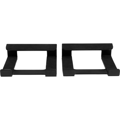 Gator Frameworks GFW-SPKSTMNDSK-WDG | Desktop Speaker Wedge Stand Pair - 3