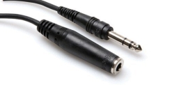 Hosa 1/4'' TRS (F) - 1/4'' TRS (M) Kulaklık uzatma kablosu, 3 Mt. - Hosa
