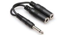 Hosa 1/4'' TS Erkek - 2'li Dual 1/4'' TS Dişi Y Kablo - Hosa