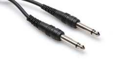 Hosa 1/4'' TS (M) - 1/4'' TS (M) Balanssız kablo 1.5 mt. - Hosa