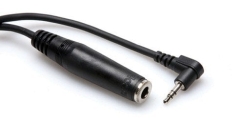 Hosa 1/4'' TRS (F) - 3.5 mm. TRS (M) Kulaklık adaptörü 15 cm. - Hosa