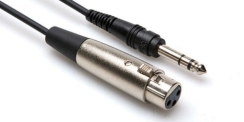 Hosa 1/4'' TRS - XLR (F) balanslı kablo 1.5 mt. - Hosa