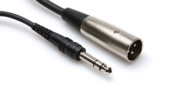 Hosa 1/4'' TRS - XLR (M) balanslı kablo 3 mt. - Hosa