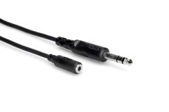 Hosa 3.5 mm TRS (F) - 1/4'' TRS (M) Kulaklık adaptör kablosu, 3 mt. - 2