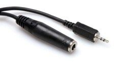 Hosa 3.5 mm. TRS (F) - 3.5 mm. TRS (M) Kulaklık adaptörü, 3 mt. - Hosa