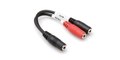 Hosa 3.5 mm. TRS (F) <-> Dual 3.5 mm. TS (F) Stereo Breakout kablo - Hosa
