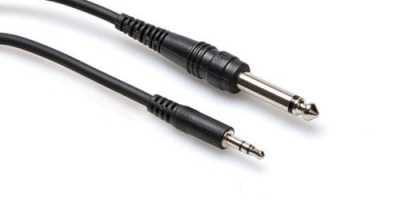 Hosa 3.5 mm TRS (M) <-> 1/4'' TS (M) Mono kablo, 3 mt. - 1
