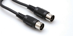 Hosa 5-pin DIN (M) <-> 5-pin DIN (M) MIDI kablosu, 3 mt. - Hosa