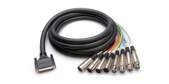Hosa 8'li TRS-XLR AES/EBU Snake Kablo (5 mt) - Hosa