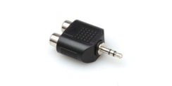 Hosa Çift RCA (F) <-> 3.5 mm. TRS (M) Çevirici - Hosa