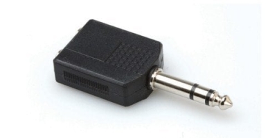 Hosa Dual 1/4'' TRS (F) <> 1/4'' TRS (M) Çevirici - 1