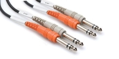 Hosa Dual 1/4'' TRS (M) - 1/4'' TRS (M) Balanslı kablo 4 mt. - Hosa