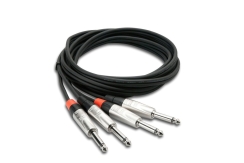 Hosa Pro 1/4''TS (M) - 1/4'' TS (M) Balanssız Çift kablo 1.5 mt. - Hosa