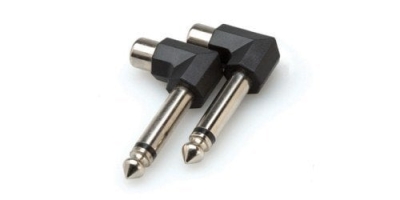 Hosa RCA Dişi - 1/4'' Jack Çevirici 2 Adet - 1