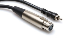 Hosa RCA Erkek - XLR Dişi 3 Metre Kablo - Hosa