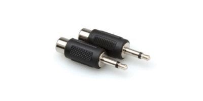 Hosa RCA (F) <-> 3.5 mm TS (M) bağdaştırıcı - 1