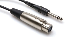 Hosa XLR (F) - 1/4'' TS (M) Balanssız kablo 1.5 mt. - Hosa
