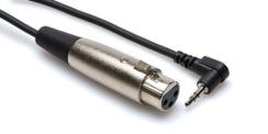 Hosa XLR (F) <-> 3.5 mm TRS (M) Mikrofon kablosu, 60 cm. - Hosa