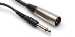Hosa XLR (M) - 1/4'' TS (M) Balanssız kablo 1.5 mt. - Hosa