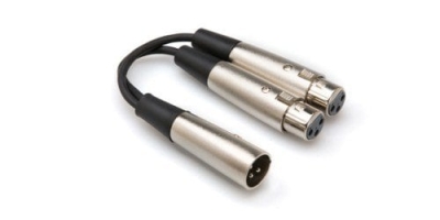 Hosa XLR (M) <-> Dual XLR (F) Y-kablo - 1