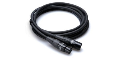 Hosa XLR - XLR Pro Mikrofon Kablosu Siyah 4.5 Metre - 1