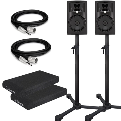 JBL 305P MK2 Monitör Hoparlör + Hoparlör Standı + Hoparlör Süngeri + Kablo Seti - 1