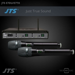 JTS E7DU E7TH Çift El Kablosuz Mikrofon - JTS