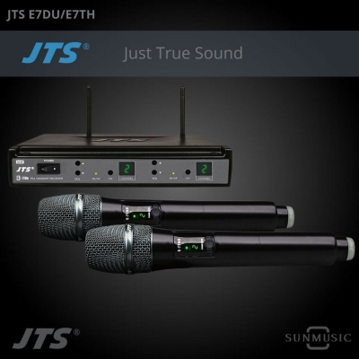 JTS E7DU E7TH Çift El Kablosuz Mikrofon - 1