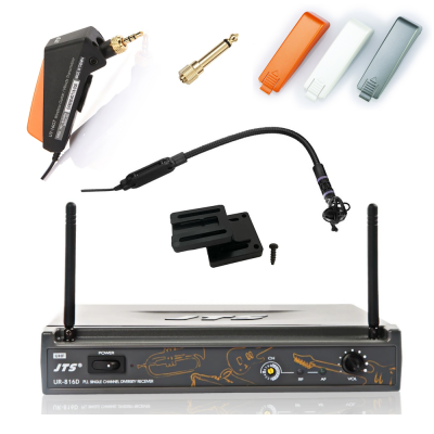 JTS UR-816D + UT-16GT Gitar ve Akordiyon Telsiz Mikrofonu - 1