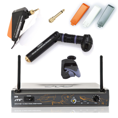 JTS UR-816D + UT-16GT Gitar ve Üflemeli Telsiz Mikrofonu - 1