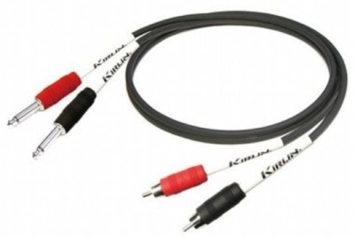 Kirlin AP403SSBK 1 Mt. 2XRca 2XMono Jakk Sinyal Kablosu - 2