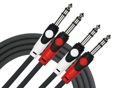 Kirlin LGA4083MBK 2 x Stereo Jak 2 x Stereo Jak 3 Mt. Kablo - 3